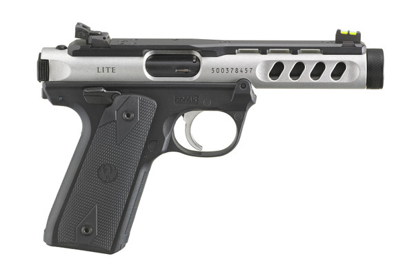 RUGER MARK IV 22/45 LITE .22 LR 4.4" BARREL 10RD SILVER