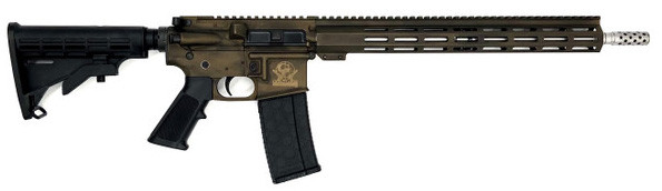 GREAT LAKES FIREARMS & AMMO AR-15 .223 WYLDE 16" 30RD SS BATTLEWORN BRONZE