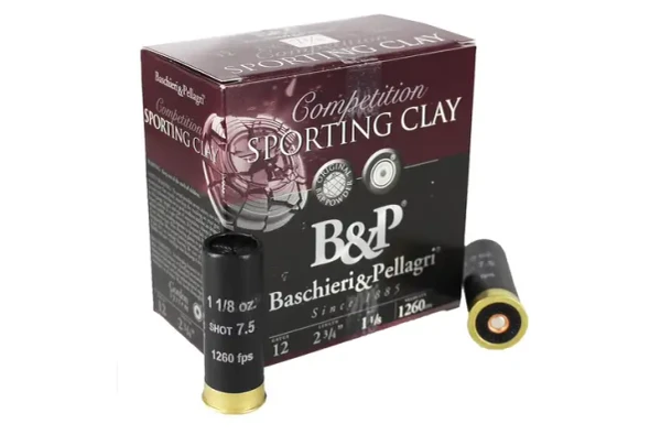 Baschieri & Pellagri Sporting Clays HV 12 GA 23/4in. 1oz. #8 Shot  25 Rounds [MPN: 12B1SCL8]
