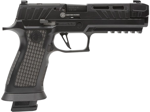 SIG SAUER P320 Spectre Comp Blackout 9mm, 4.6" Barrel, Optics Ready - Black [MPN: P320V004]