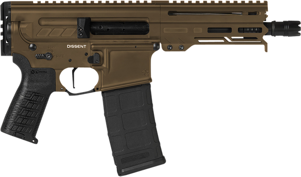 CMMG DISSENT MK4 9MM 6.5" BARREL 30-ROUNDS MIDNIGHT BRONZE
