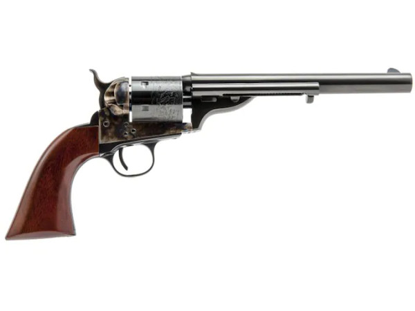Cimarron 1872 Open Top Army 45 Long Colt 7.5" 6 Rounds Walnut Blued Revolver California Compliant