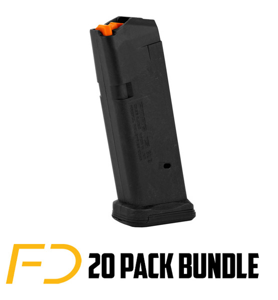 Magpul PMAG Glock 19 9MM 15 rnd Black - 20 pack
