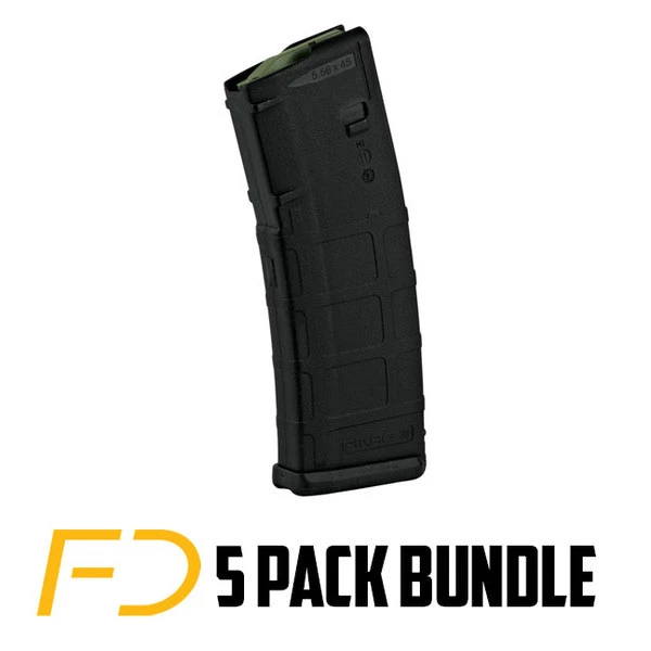 Magpul PMAG Gen M2 MOE .223 Rem/5.56 NATO, 30 rnd, Black - 5 Pack