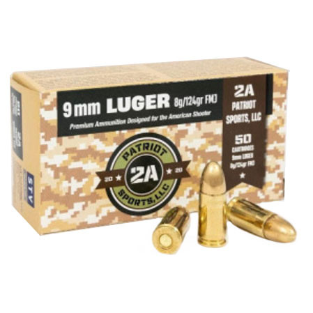 STV 9MM, 124gr, FMJ - 50 Rounds (8594199980066)