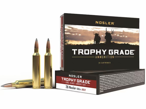 Nosler Trophy Grade .26 NOS, 150gr, Accubond - 20 Rounds [MPN: 61052]