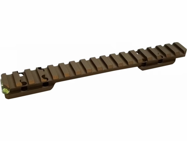 Talley P0MSB735 Picatinny Rail Smoked Bronze Cerakote Aluminum Compatible w/ Browning X-Bolt Magnum Action 20 MOA