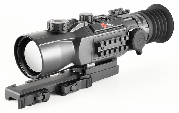 iRay USA Rico Hybrid 640 HYH50W Thermal Weapon Sight Black 3x 50mm Multi Reticle 8x Zoom 640x480, 50Hz Resolution IRAYHYH50W