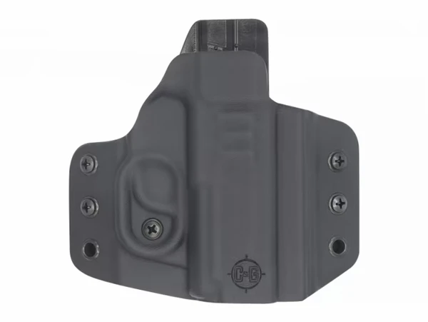 C&G Holsters 0256100 Covert OWB Black Kydex Belt Loop Fits Sig P365/P365 XL
