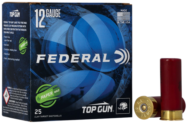 Federal Premium Gold Medal Paper 12 GA, 2-3/4in. 1oz. #8 Shot - 25 Rounds [MPN: GMT12178]