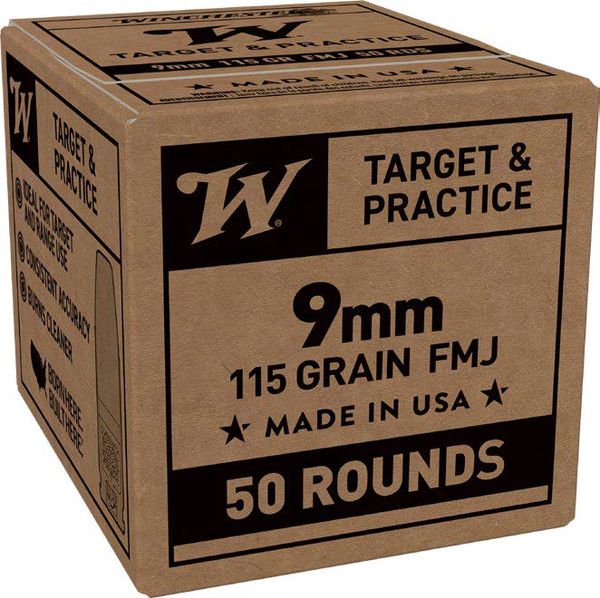 Winchester Service Grade 9MM, 115gr, FMJ - 50 Rounds [MPN: SG9W50]