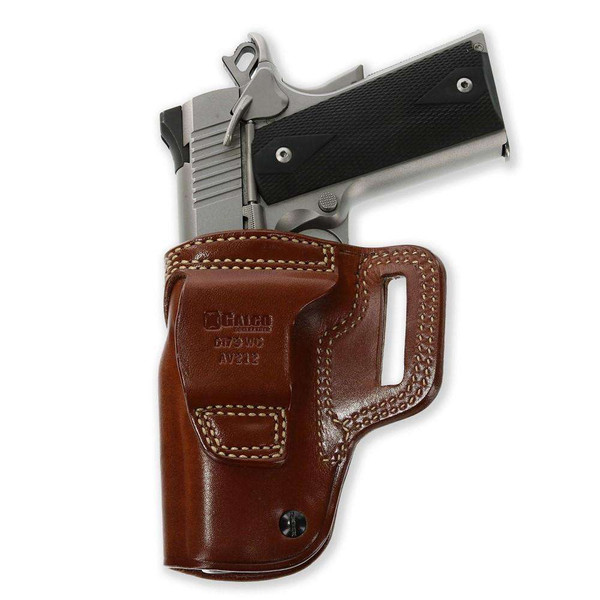 Galco Avenger Belt Holster Right Hand Leather 1911 4 4.25" Tan