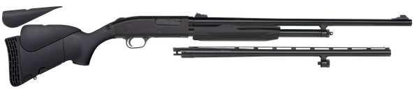 Mossberg 500 Flex Bantam Combo 20 Gauge 3" 22"vr/24"rs 5+1 BluedRifled