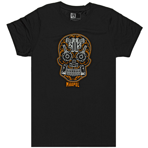 Magpul Industries Corp , Magpul Mag1218-001-l   Sugar Skull Ld T-Shirt Lg  Black