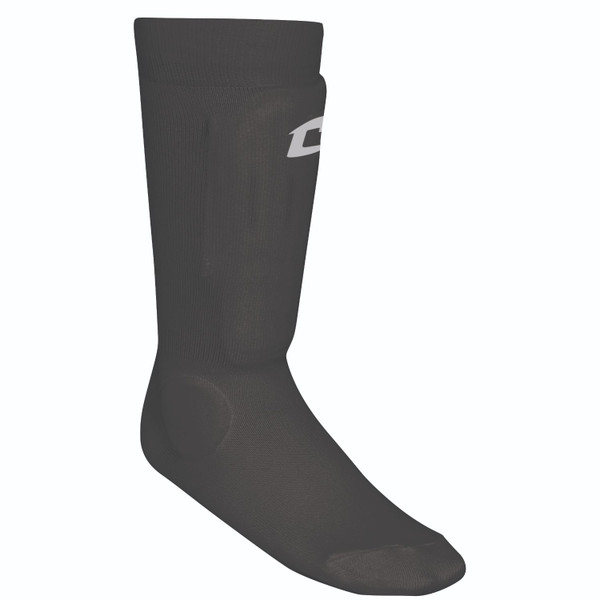 Champro Sock Style Soccer Shin Guard Black Medium