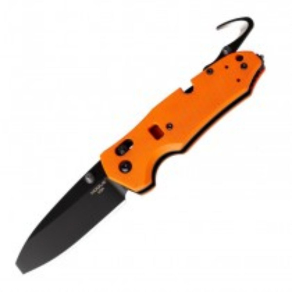 Hogue Trauma 3.4in 1st Resp Fold Oppos Bevel Blade G10