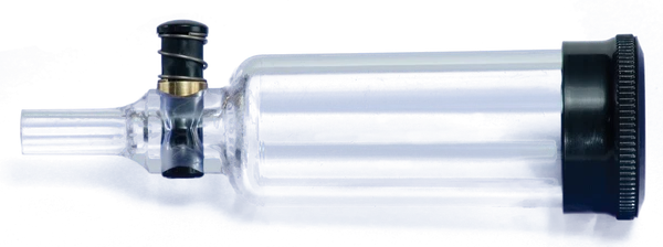 T/c U-view Powder Flask - Clear Plastic