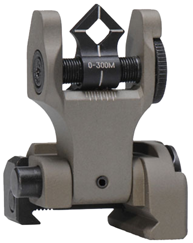 TROY INDUSTRIES FOLDING REAR DI-OPTIC SIGHT FDE