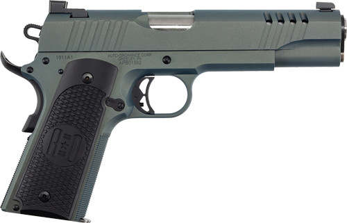 Auto-ordnance 1911a1 .45 Acp 5" 7rd Stainless Steel Northern Lights G10 Grips