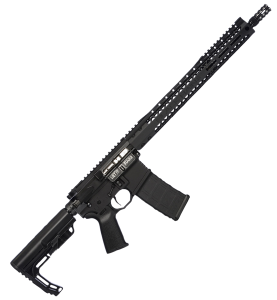Black Rain Ordnance BRO Scout AR15 5.56 NATO 16" Lightweight Barrel 30 Rounds Blk SLM M-LOK Handguard MFT Minimalist Stock Semi Auto Rifle