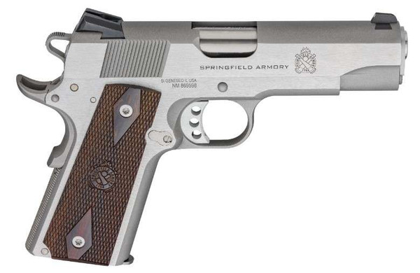 Springfield Armory Garrison .45 Acp 4.25" 7rd Stainless Steel Wood Grips