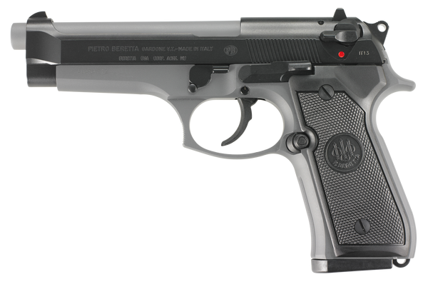 Beretta 92fs 9mm 4.9" Fs 3-dot - 15-shot Sniper Gray Italy