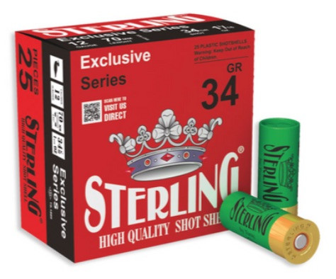 Sterling Exclusive Series 12 GA, 2-3/4in. 1-3/16oz. #5 Shot - 25 rounds