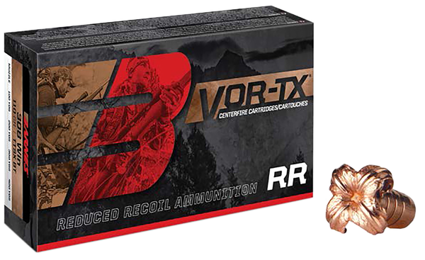 Barnes VOR-TX Reduced Recoil Ammo 6.5 CREEDMOOR, 100gr, TSX Boat Tail Solid Copper Projectile [MPN: 32235] - 20 rounds