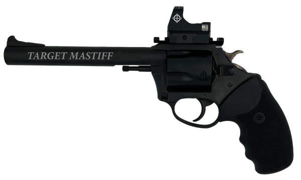 Charter Arms Target, Cha 69965 Mastiff 9mm 6" 5 shot OR Blk