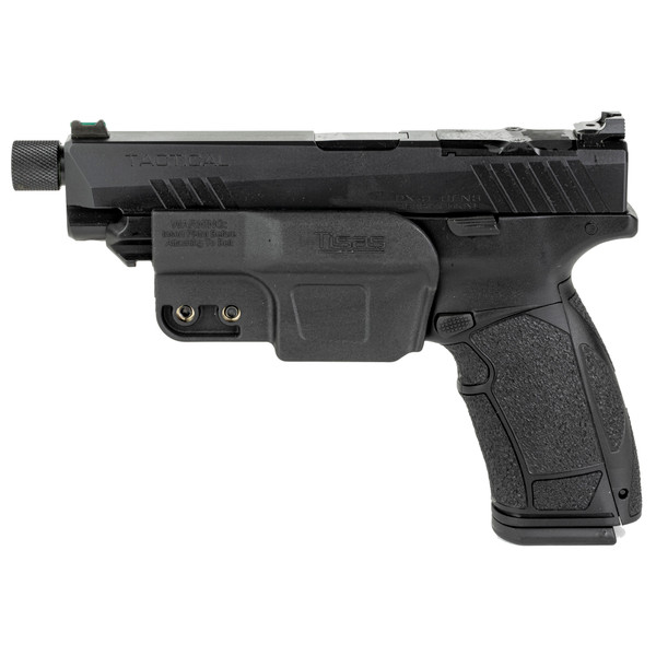 Tisas 15000201 PX 9 Gen3 Tactical 9mm Luger 20+1/18+1 5.10" Black Steel Threaded Barrel Cerakote Optic Cut/Serrated Slide Polymer Frame w/Picatinny Rail Interchangeable Grip Trigger Safety Right Hand