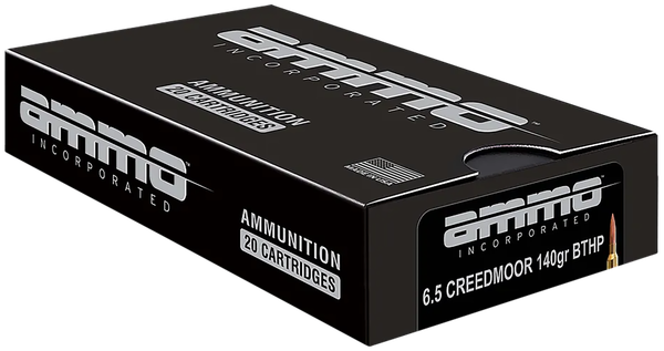 Ammo Inc. Signature 6.5 CREEDMOOR, 140gr, BTHP [MPN: 65CM140BTHPA20] - 20 rounds