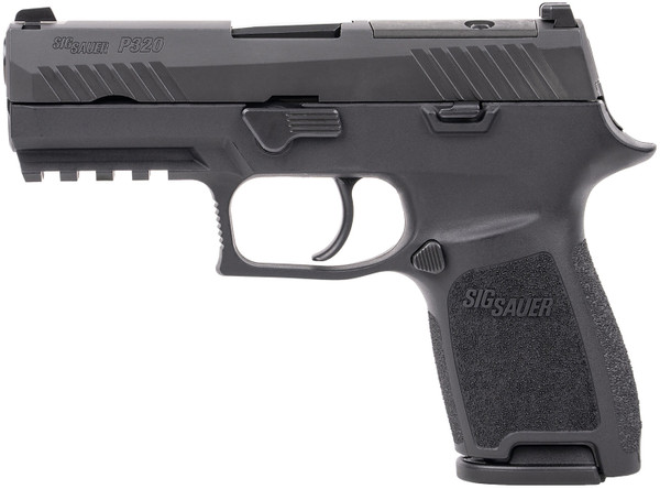 Sig P320 9mm 3.9" Siglite - Striker Or (2)15rd Black Steel