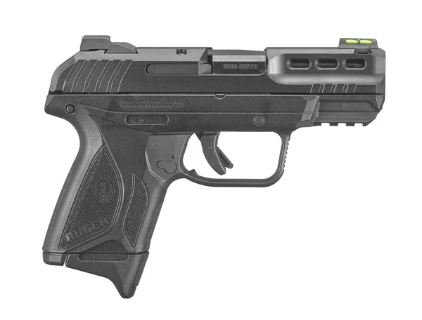 Ruger 3839 Security-380 380 ACP 10+1/15+1 3.42" Black Oxide Barrel, Black Serrated Steel Slide