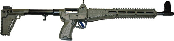 Keltec SUB2000 G2 9mm 16.25" 10rd Green Semi-Auto Folding Rifle