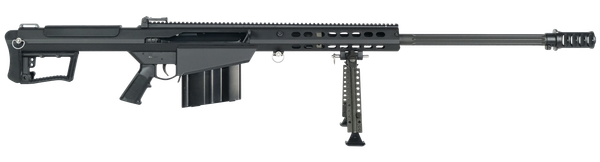 Barrett 18059 M107A1 50 BMG 29" 10+1 Black Cerakote Black Fixed w/Sorbothane Recoil Pad Stock Black Polymer Grip