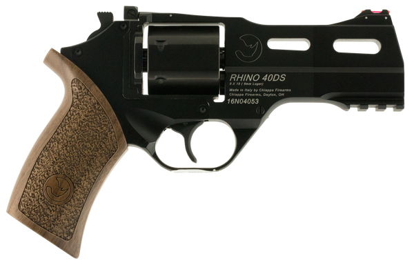 CHIAPPA FIREARMS RHINO 40DS 9MM 4" BARREL 6-ROUNDS BLACK/WALNUT