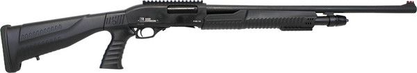 Iver Johnson Pump Deer 12ga. - 3" 24" Ct-6 Black Pg Synthetic