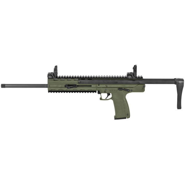 Kel-Tec, CMR-30, Carbine, Semi-automatic, 22WMR, 16" Barrel, Green, Synthetic Stock, 30Rd
