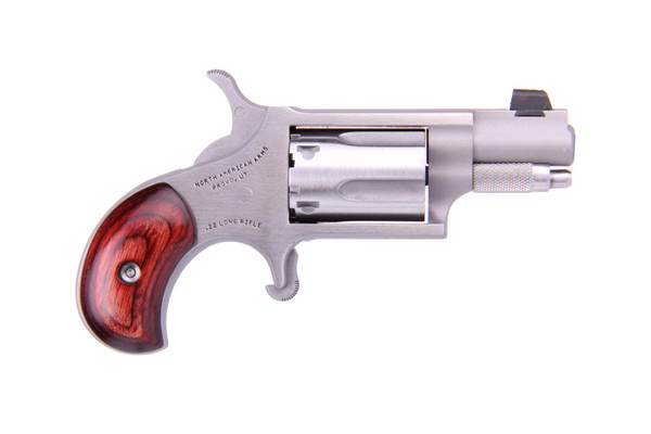 North American Arms Mini 22lr Rev 1-1/8 Ss Xs Sgt