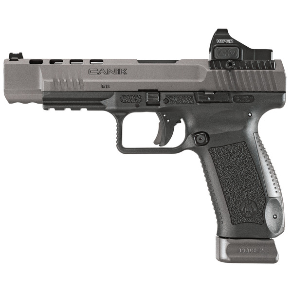 Canik TP-9 SFX W/20RD MAG 9MM 5.25"BBL TUNGSTEN GREY W/VORTEX VIPER RED
