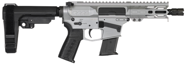 Cmmg Pistol Banshee Mk57 5.7x28mm 5" 20rd Ripbrace Titanium