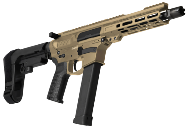 Cmmg Pistol Banshee Mk10 10mm Acp 8" 30rd Ripbrace Coyote Tan