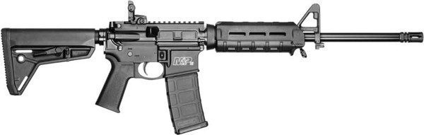 S&w M&p15 Patrol Rifle 5.56 - 30-shot Magpul Moe Stock Blk