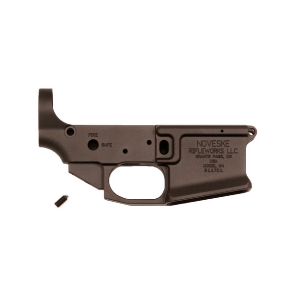 Noveske, Gen 3, Stripped Lower Receiver, Semi-Automatic, 223 Remington/556NATO, Anodized Finish, Black, Includes Tensioning Screw
