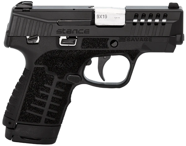 SAVAGE STANCE 9MM 3.2" BARREL 10-ROUNDS BLACK AMBIDEXTROUS SAFETY