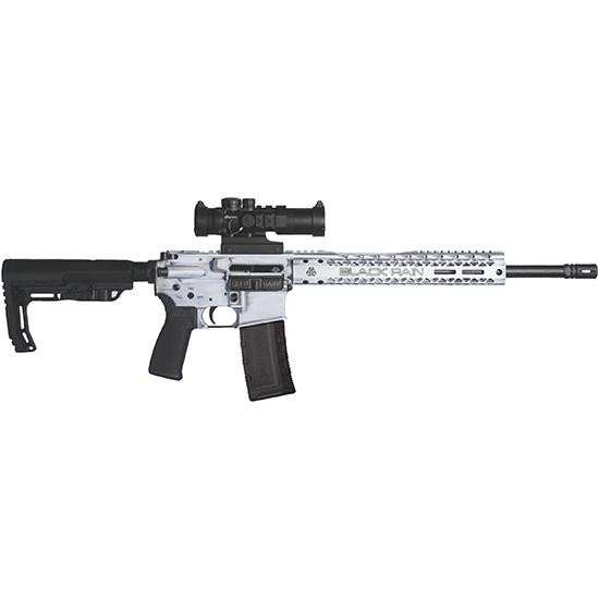BLACK RAIN ORDNANCE BATTLEWORN WHITE 5.56 16  AR-332 OPTIC