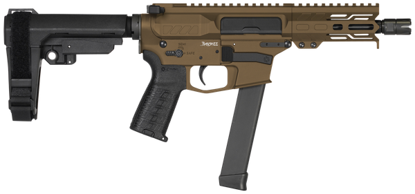 Cmmg Pistol Banshee Mkgs 9mm 5" 33rd Ripbrace Midnight Bronze