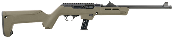 Ruger PC Carbine Takedown 9mm Luger 16.10" Threaded/Fluted Barrel, 17+1, Type III Hard Coat Anodized Aluminum Alloy Receiver, OD Green Magpul PC Backpacker Stock, Optics Ready 19131