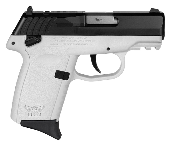 Sccy Industries Cpx 1 1cbwtrdrg3 9mm 3.1 10r Sf Blk/wht 
 