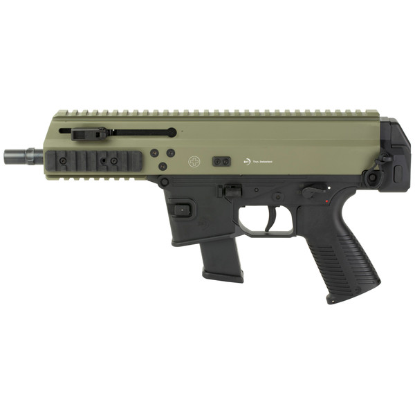 B&T USA, APC10 PRO, Semi-automatic, 10MM, 6.9" Barrel, Tri-Lug, Cerakote Finish, Foliage Green, 15 Rounds, 1 Magazine, Glock Magazine Compatible